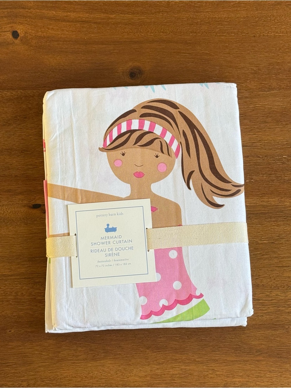Pottery Barn Kids Mermaid Shower Curtain